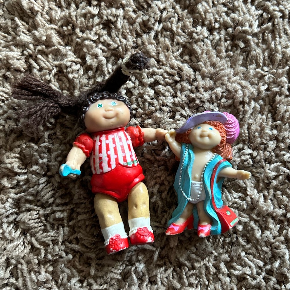 Cabbage patch vintage mini figurines